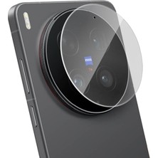 Caseonn Vivo X300 Pro 9h Üstün Koruma Kamera Lens Koruyucu Şeffaf