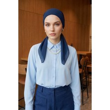 Aisha's Design Bağlanabilir Kaymaz Penye Içli Şifon Bone,b-97