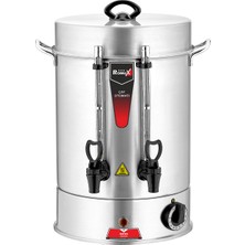 Romux 120 Bardak Paslanmaz Çelik Profesyonel Çay Otomatı Çay Makinesi 11,5 Lt - RMX-C120