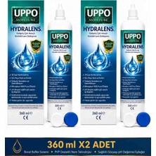 Uppo Moisture Haydralens Hydralens® Gelişmiş Çok Amaçlı Kontakt Lens Solüsyonu 360 ml X2 Adet