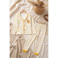 Hoppa Galaksi Roket Nakışlı % 100 Pamuk Yakalı Erkek Çocuk Pijama Takımı