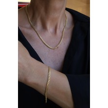Yenigün Kuyumculuk 14 Ayar Altın 3,5 mm Gurmet Set ZSM020