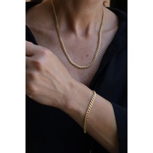Yenigün Kuyumculuk 14 Ayar Altın 4 mm Gurmet Set ZSM038