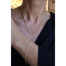 Yenigün Kuyumculuk 14 Ayar Altın 3 mm Gurmet Set ZSM021