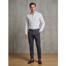Centilmen Ecer Keten Karışımlı Slim Fit Chino Pantolon 22236610