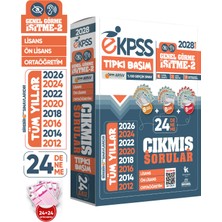 İnformal Yayınları 2028 EKPSS Lisans-Önlisans-Ortaöğretim Genel Görme İşitme-2 ÖSYM Tıpkı Basım 24’lü Kitapçık Paketi