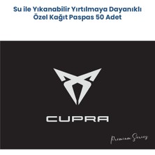 Balkan Ambalaj Suya Dayanıklı Yıkanabilir Cupra Yatay Oto Paspas Kağıdı Siyah Gümüş Baskı 50 Adet - 35X50CM