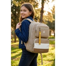 My Polo 2095  Unisex Okul Sırt Çantası Öğrenci Günlük Seyahat Tatil Spor Yürüyüş Seyahat Gezi Kamp Günlük