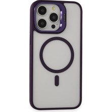 Drop Tedarik Joko Apple Iphone 14 Pro Kılıf Roblox Lens Magsafe Standlı Kapak - Derin Mor