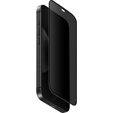 UNIQ Better By Design Iphone 18 Pro Hayalet Ekran Koruyucu Covex Temperli Cam 2 Yönlü Gizlilik Filtresi Leke Tutmaz