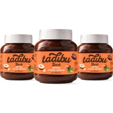 Abdurrahman Tatlıcı Tadıbu Bitter Kakaolu Fındık Ezmesi 330 gr x 3 Katkısız Lezzet ve Doğal İçerik