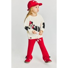 DeFacto %100 Pamuk Disney Mickey & Minnie Hayvan Desenli 2'li Takım Kız Bebek I2156A526AU