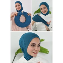 Aisha's Design 3'lü Tak-Çık Bone,siperlik ve Şapka Seti Tesettür,st-1p