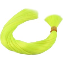 Akıllı Bayi Neon Sarı Renkli Sentetik Boğum Saç - 1kg