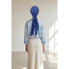 Aisha's Design Bağlamalı Krep Bone TÜRBAN,B-101