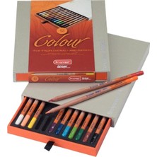 Bruynzeel Design Seri Sanatsal Kuru Boya Kalem Seti 12LI Lüx Kutu B8805H12