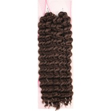 Akıllı Bayi Nice Bulk Afro Su Dalgası Saç - Koyu Kahve