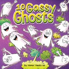 Step Kitap 10 Gassy Ghosts: A Story About Ten Ghosts Who Fart And Poot