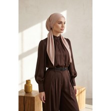 Aisha's Design Bağlamalı Krep Bone TÜRBAN,B-101