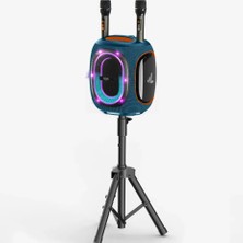 LinkTech M424 Premium Çift Mikrofonlu 300W Ekstra Bas Bluetooth Hoparlör