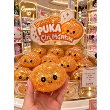 Black Diamond Plush Toy Puka Turuncu Simli Çin Mantısı
