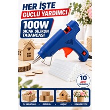 Combat 100 Watt Sıcak Silikon Tabancası + 10 Adet Çubuk Silikon