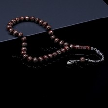 Tesbih Rüyası Yuvarlak Kesim Gümüş Nokta Işlemeli Kuka Tesbih