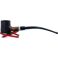 Pipsan Dapper Churchwarden (Okuma) Piposu 9 mm Filtreli Gül Kökü - Kahverengi 3767