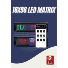 Zero Land Ilkestor Cama Yapışan En Büyük Boy Telefon Kontrollü LED Ekran Digital Araba Yazısı