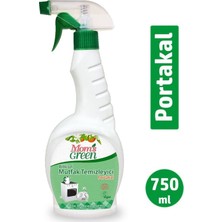 Mom's Green 750 ml Portakallı Mutfak Temizleyici Bitkisel Yağ Çözücü Organik ve Vegan