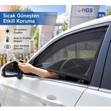 Be Active Araç Ön Cam Güneşliği Isı ve Uv Koruması Uyku ve Kamp Için File Güneşlik