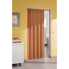 Stratecht Katlanır Pvc Akordiyon Kapı Kayın Suya ve Neme Dayanıklı 100X200X2 cm Kayın