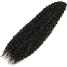 Motto Ticaret Brazilian Afro Dalgası Saç - Siyah