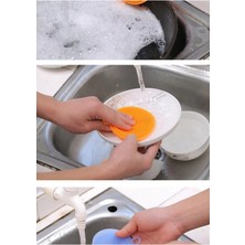 Herfie Çok Amaçlı Banyo Mutfak Ovucu Kaymaz Tutuşlu Kir Çıkarıcı Pedi 2 Adet