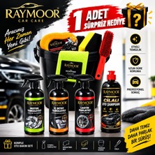 Raymoor Avantaj Oto Bakım Seti 1 Adet Sürpriz Hediyeli 10 Parça | Araç Temizlik ve Bakım Seti