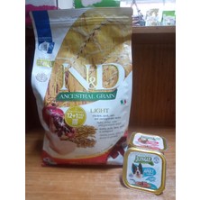 N&d Düşük Tahıllı Mini Light Küçük Irk Tavuk Nar Köpek Maması 2,5 Kg+4 Adet Somon&kuzulu Köpek Pate 85 Gram
