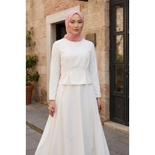 Aisha's Design Penye Bone ve Pratik Şifon Şal Ikili Takım,ps-48