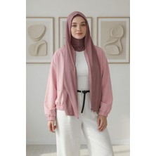 Aishas Design Krep Şal & Penye Bone Ikili Takım,ps-56