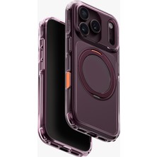 UNIQ Better By Design Iphone 18 Pro Kılıf Swivix Dönebilen Metal Halkalı Koruyucu Premium Dayanıklı Darbe Emici Kapak