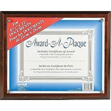 TeknoKapsül Nudell (Walnut) - 18811M Award-A-Plaque Document Holder Acrylic/plastic 10-1/2 x 13 Walnut