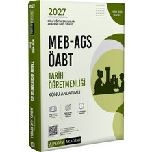Pegem Akademi Yayıncılık 2027 MEB-AGS ÖABT Tarih Öğretmenliği Konu Anlatımlı