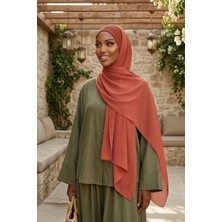 Aisha's Design Tesettür Boneli Kullanımı Rahat Pratik Şifon Şal,ps-53
