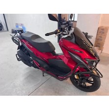 Moto Üçel Sym Jet x 125 Etraf Koruma Demiri (Unıversal Yan Çanta Bağlantılı)