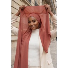 Aisha's Design Arkadan Bağlanan Penye Iç Boneli Pratik Şifon Şal,ps-51
