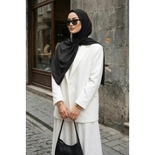 Aisha's Design Penye Bone ve Pratik Şifon Şal Ikili Takım,ps-48