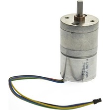 Dfrobot 12V 159RPM 25MM Fırçasız Enkoderli ve Dahili Sürücü Dc Motor - FIT0441