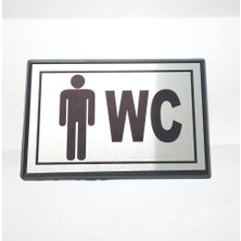 Aydogan's Küçük Boy Bay Wc Yönlendirme Tabelası 10 x 7 cm