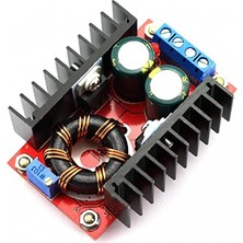 Robotsepeti 12V-35V Ayarlanabilir Voltaj Yükselten ( Step-Up, Boost ) DC-DC 150W Konvertör