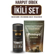 Ikili Set 1000 gr Silindir Kutu Dibek Kahvesi + 1000 gr Sütlü Toz Menengiç Kahvesi