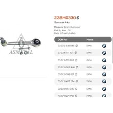 Asmetal 23BM0330 Salıncak Alüminyum Cıvatalı Arka E39 60 Düz 33320414345